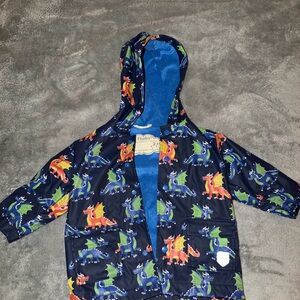 Hatley Blue Dragon Print Raincoat